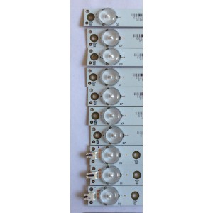 KIT DE LED'S PARA TV / VIZIO / GJ-D2P5-430-D712-L-TEST-V3 / E349376 / U-EHLC67U4 / PANEL TPT430H3-QVN01.U REV: S000A / MODELO M43-C1 / NOTA IMPORTANTE : KIT CUENTA ORIGINALMENTE 14 PIEZAS ((INCOMPLETO 10 PIEZAS))