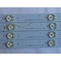 KIT DE LED'S PARA TV ( 4 PIEZAS ) / HITACHI / LB-C390X14-E3-A-G1-RF1 / RF-AC390E32-0801S-11 A4 / PANEL C390X15-E4-A / MODELO LE39A309 