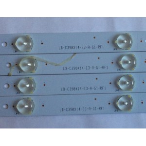 KIT DE LED'S PARA TV ( 4 PIEZAS ) / HITACHI / LB-C390X14-E3-A-G1-RF1 / RF-AC390E32-0801S-11 A4 / PANEL C390X15-E4-A / MODELO LE39A309 