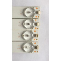 KIT DE LED´S PARA TV ( 4 PIEZAS ) / HITACHI / SJ.BK.D4001001-2835AS-F / 1.14.FD400006 / MODELO LE40A3 