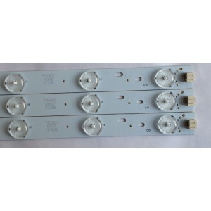 KIT DE LED´S PARA TV ( 3 PIEZAS ) / SEIKI / 303BL315031 / GMBL315D10-ZC14F-02 / PANEL T320HVN01.0 / MODELO SE32FY22