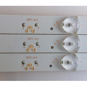 KIT DE LED´S PARA TV ( 3 PIEZAS ) / SAMSUNG / 303GC320045 / GC32D07-ZC21FG-24 / PANEL BOEI320WX1 / MODELO UN32J4000CFXZA BZ01