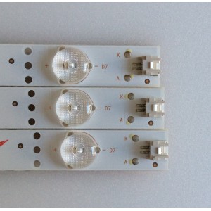 KIT DE LED´S ( 3 PIEZAS ) / ELEMENT / 303TH320046 / TFGJ32D07-ZC21FG-08 / PANEL T320-0CL-DLED / MODELO ELEFW328B 