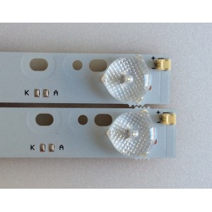 KIT DE LED'S PARA TV QUASAR / SCEPTRE (2 PIEZAS) / NUMERO DE PARTE 5.08.320210B / D127-E-C / Y5D025 / PANEL CN32HB / CN32HB735 / MODELOS SQ3200 / X325BV-FMDR / X325BV-FMQC