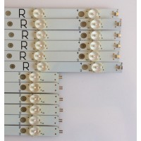 KIT DE LED'S PARA TV (12 PIEZAS) / INSIGNIA / L4-L0660127 / LBM500P0501-BX-2(L) 376 / EVTLBM500P0701-BY-1(R) 377 / 115NBLP39FAED2F / PANEL TPT500U1-QVN02.A / MODELO NS-50DR710NA17