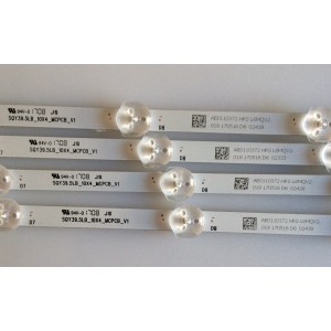 KIT DE LED´S PARA TV ( 4 PIEZAS ) / PROSCAN / AE0110372 / SQY39.5LB_10X4_MCPCB_V1 / PANEL LSC400HN05 / MODELO PLDED4016A A1705 