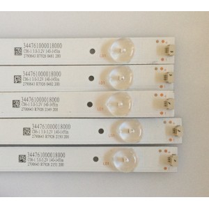 KIT DE LED´S PARA TV ( 5 PIEZAS ) / LG / 344761000018000 /RF-EG430E32-0801S-13 A0 / 2790643 R7926 2151 200 / PANEL BOEI430WU1 / MODELO 43LJ500M-UB