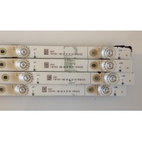 KIT DE LED´S PARA TV ( 4 PIEZAS ) /HISENSE / 1187920 / JL.D42581330-003AS-M / 18B G6 B 30 B1 N180120 / PANEL JHD425S1U51-T0/S0/FM/R0H / MODELO 43RGE / 43H6E