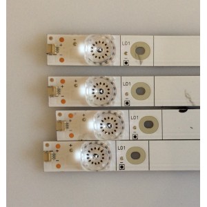 KIT DE LED´S PARA TV ( 4 PIEZAS ) /HISENSE / 1187920 / JL.D42581330-003AS-M / 18B G6 B 30 B1 N180120 / PANEL JHD425S1U51-T0/S0/FM/R0H / MODELO 43RGE / 43H6E