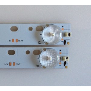 KIT DE LED'S PARA TV (2 PIEZAS) / SCEPTRE / KB-FR-4 / LE-600 / CA22PGHBYZF6A / PANEL CN32HB521 / MODELO E32