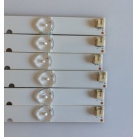 KIT DE LED'S PARA TV ( 6 PIEZAS ) / IC-A-VZAA39D265B1 / PANEL T390HVN04.0 / MODELO E390I-B0