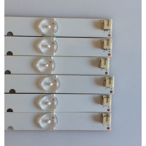 KIT DE LED'S PARA TV ( 6 PIEZAS ) / IC-A-VZAA39D265B1 / PANEL T390HVN04.0 / MODELO E390I-B0