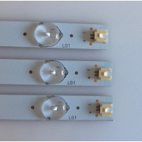 KIT DE LED'S PARA TV (3 PIEZAS) / RF-BS320E32-0801S-07 / T100-K07-3.0-3.2 / 4632DB019 / PANEL HV320FHB-N00 / MODELO LED32YC1600UA