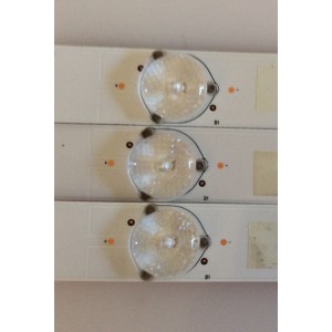 KIT DE LED'S PARA TV ( 3 PIEZAS ) / INSIGNIA / 2447620120T / SHINEON  2D01142  REV.B / PANEL BOEI320WX1 / MODELO NS-32D312NA15 