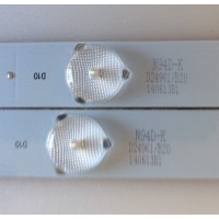 KIT DE LED'S PARA TV ( 2 PIEZAS )  / UPSTAR / 303KJ395031 / KJ395D12-ZC14F-02 / 140613B1 / MODELO P40EA8/ NOTA IMPORTANTE : KIT CUENTA ORIGINALMENTE 3  PIEZAS ((INCOMPLETO 2  PIEZAS))