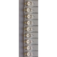 KIT DE LED'S PARA TV ( 11 PIEZAS ) / HISENSE / 1149320 / HISENSE_50_HD500DU-B01_010_11X6_3030C_6S1P  REV.V0 / PANEL V500DJ2-QS5 / MODELO 50H7GB1