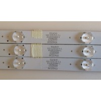 KIT DE LED'S PARA TV (3PIEZAS) / WESTINGHOUSE / 303AK320033 / AHKK32D07-ZC15F-02AK320M10 / 2010010264-1 / PANEL ZC-532AK320M10 / MODELO DW32HB1120