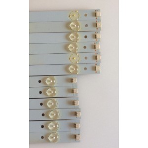 KIT DE LED'S PARA TV (12 PIEZAS) / YJHC.. / PANEL SM480SCA04 / MODELO AET48400FWD