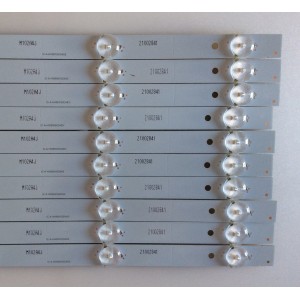 KIT DE LED´S PARA TV ( 10 PIEZAS ) / ELEMENT / IC-A-HWBW50D483 / 4650CA019 / PANEL T500HVN04.1 / MODELO ELEFW504 K1401 