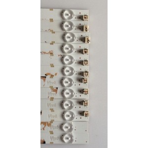 KIT DE LED'S PARA TV (12 PIEZAS) / SHARP / IC-A-VZAA55D584A / IC-A-VZAA55D584C / IC-A-VZAA55D584E / IC-A-VZAA55D584D / IC-A-VZAA55D584B / PANEL LSC550FN04-C01 / MODELO LC-55UB30U