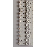 KIT DE LED'S PARA TV (12 PIEZAS) / SHARP / IC-A-VZAA55D584A / IC-A-VZAA55D584C / IC-A-VZAA55D584E / IC-A-VZAA55D584D / IC-A-VZAA55D584B / PANEL LSC550FN04-C01 / MODELO LC-55UB30U