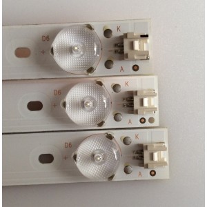 KIT DE LED'S PARA TV (3 PIEZAS) / ELEMENT / 303AK320044 / AHKK32D06-ZC21FG-04 / 2010016485-1 / MODELO ELEFW328-01