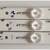 KIT DE LED'S PARA TV (3 PIEZAS) / JVC / IC-D-VZAA32D349A / 0981010221BE / IC-D-VZAA32D349B / 0981010221BF / IC-D-VZAA32D349C / 0981010221BG / PANEL 14Y-32VNB5SR2LV0-C / MODELO EM32FL