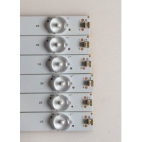 KID DE LED´S PARA TV ( 6 PIEZAS ) / VIZIO / LBM390P0901-X-4 / PANEL TPT390J1-HVN04 Rev S000S / MODELO E390I-B1E LTYWPSCQ