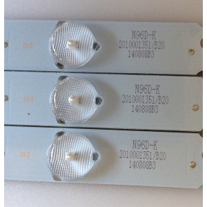 KIT DE LED'S PARA TV (3 PIEZAS) / KJ39512-ZC14F-02 / 140808B3 / 2010001351/B20 / PANEL KM0395LDCH016 / 