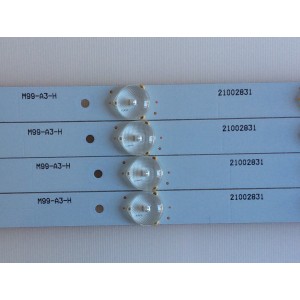 KIT DE LED´S PARA TV ( 4 PIEZAS ) / ELEMENT / WESTINGHOUSE / IC-A-HWBW40D482 / 4640CL85 / 21002831 / PANEL V400HJ6-PE1 REV. C6, 72002218 / MODELO ELEFW408 H1401 / DWM40F3G1 TW-78801-C040D