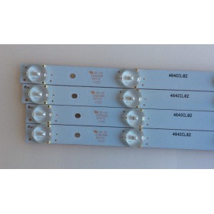 KIT DE LED´S PARA TV ( 4 PIEZAS ) / ELEMENT / WESTINGHOUSE / IC-A-HWBW40D482 / 4640CL85 / 21002831 / PANEL V400HJ6-PE1 REV. C6, 72002218 / MODELO ELEFW408 H1401 / DWM40F3G1 TW-78801-C040D