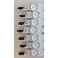 KIT DE LED'S PARA TV (14 PIEZAS) / SAMSUNG / BN96-34251A / BN96-34252A / 34251A / 34252A / LM41-00105G / PANEL CY-WJ065FGAV3H / CY-GH055HGEV4H / MODELOS UN55HU6830FXZA UN55HU6840FXZA KS02