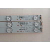 KIT DE LED´S PARA TV ( 3 PIEZAS ) / UPSTAR /  MBL-32035D308BE1  V1.3    84mm / C914PFLBYZF7A / MODELOS P32EA8 / P32EWX6