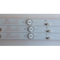 KIT DE LED´S PARA TV ( 3 PIEZAS ) / ELEMENT / 303GC320034 / GC32D07-ZC21FG-08 / PANEL BOEI320WX1-01 / MODELO ELEFW328