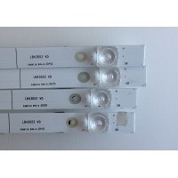 KIT DE LED'S PARA TV (4 PIEZAS) / HISENSE / 1203224 / LB43053 V0 / HV430QUB-N1A / MODELO 43RGE