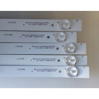 KIT DE LED´S PARA TV ( 5 PIEZAS ) / SCEPTRE / CRH-K50K6003535T05087CD-REV1.0 / 212093 / B3L03J25PCCJ7CTK / 81 490 10650020 / MODELO CN50CN7387 