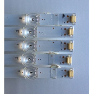 KIT DE LED´S PARA TV ( 5 PIEZAS ) / SCEPTRE / 303HK550054 / HK55D10-ZC29AG-04 / HK550M24 / MODELO W55