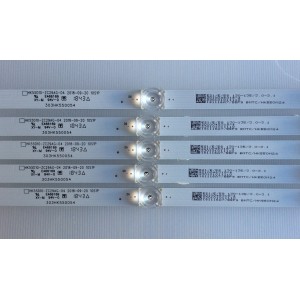 KIT DE LED´S PARA TV ( 5 PIEZAS ) / SCEPTRE / 303HK550054 / HK55D10-ZC29AG-04 / HK550M24 / MODELO W55