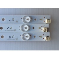 KIT DE LED´S PARA TV ( 3 PIEZAS ) / JVC / SHARP / IC-C-VZAA40D500 / IC-C-VZAA40D500A / IC-C-VZAA40D500B / IC-C-VZAA40D500C / 0981011221 / PANEL V400HJ6-PE1-REV.C1 / MODELO EM40NF5 / LC-40LE653U 