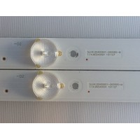 KIT DE LED'S PARA TV (2 PIEZAS) / 1.14.MD240001 / 151127 / SJ.HK.D2400601-2835BS-M / 230124C2N00070 / PANEL HV236WHB-N00 / 