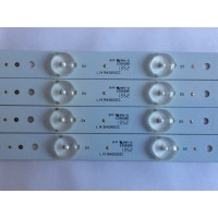 KIT DE LED´S PARA TV ( 4 PIEZAS ) / ELEMENT / 303TH400039 / TF40D12-ZC15F-13 / L.14.1640000ZC / PANEL'S T400D3-HA24-DY4 / LSC400HJ01-502 / MODELO ELEFW408 