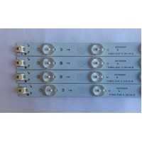 KIT DE LED´S PARA TV ( 4 PIEZAS ) / ELEMENT / 303TH400039 / TF40D12-ZC15F-13 / L.14.1640000ZC / PANEL'S T400D3-HA24-DY4 / LSC400HJ01-502 / MODELO ELEFW408 