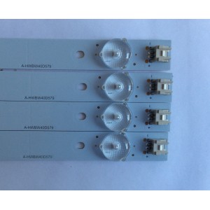 KIT DE LED´S PARA TV ( 4 PIEZAS ) / ELEMENT / WESTINGHOUSE / A-HWBW40D579 / 4640CL086 /  21003519 / PANEL V400HJ6-PE1 REV. C1 / MODELO ELEFT406 B6C0M / DWM40F3G1 TW-78841-C040D / ( MAS MODELOS EN DESCRIPCION ) 