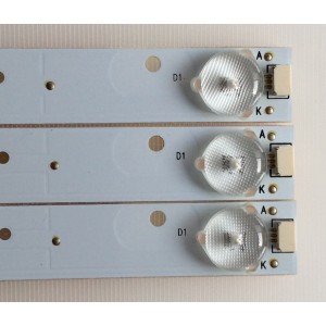 KIT DE LED'S PARA TV (3 PIEZAS) / WESTINGHOUSE / 303JD315032 / BJSJ315D08-ZC14F-01 / PANEL HV320WX2-201 / MODELO 32"