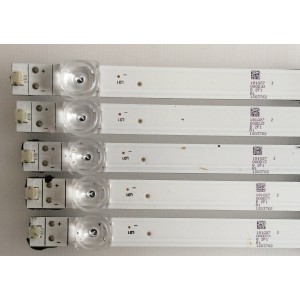 KIT DE LED'S PARA TV HISENSE / SHARP (5 PIEZAS) / NUMERO DE PARTE JL.D580A1330-365AS_V02 / XY-M 94V-0 / 1204079 / 200108 / PANEL'S HD580S1U91-L1/GM/CKD3A/ROH / HD580S1U02-L1\S0\GM\ROH / MODELOS LC-58Q7370U / 58R6E