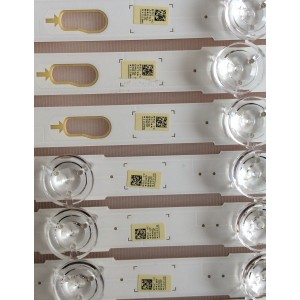 KIT DE LED´S PARA TV ( 8 PIEZAS ) / SAMSUNG / BN96-41220A / BN96-41221A / S_KU6K_43_FL30_L7_REV1.0_160119_LM41-00268A / S_KU6K_43_FL30_R5_REV1.0_160119_LM41-00269A / PANEL CY-GK043HGEV1H / MODELO UE43MU6120KXZT / MAS MODELOS EN DESCRIPCION 