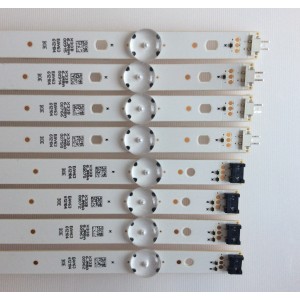 KIT DE LED'S PARA TV (8 PIEZAS) / EAV63612104 / 49LH51_FHD_A / PANEL NC490DUE / MODELO 49LJ510M-UB