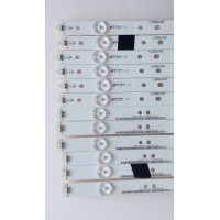 KIT DE LED'S PARA TV (12 PIEZAS) / JVC / VZAA48D377 / IC-C-VZAA48D377A / IC-D-VZAA48D377B / IC-C-VZAA48D377C / IC-D-VZAA48D377D / PANEL LSC480HN03-S01 / MODELO EM48FTR