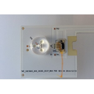 KIT DE LED´S PARA TV ( 8 PIEZAS ) / TCL / 4C_LB5006 / TMT_50E5800_8X6_3030C_6S1P_W44   P96 REV.V4 / 006-P1K3420A / PANEL LVU500NDEL / MODELO 50"