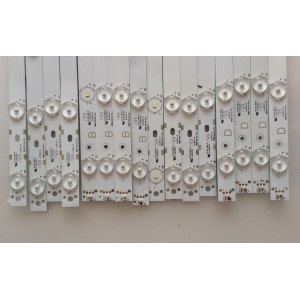 KIT DE LED´S PARA TV ( 16 PIEZAS ) / VIZIO / M55-E0-A-V4 / M55-E0-B-V4 / M55-E0-C-V4 / M55-E0-D-V4 / EB-B01-3-S5 / ELA-2B32-2-7 / MODELO 55"